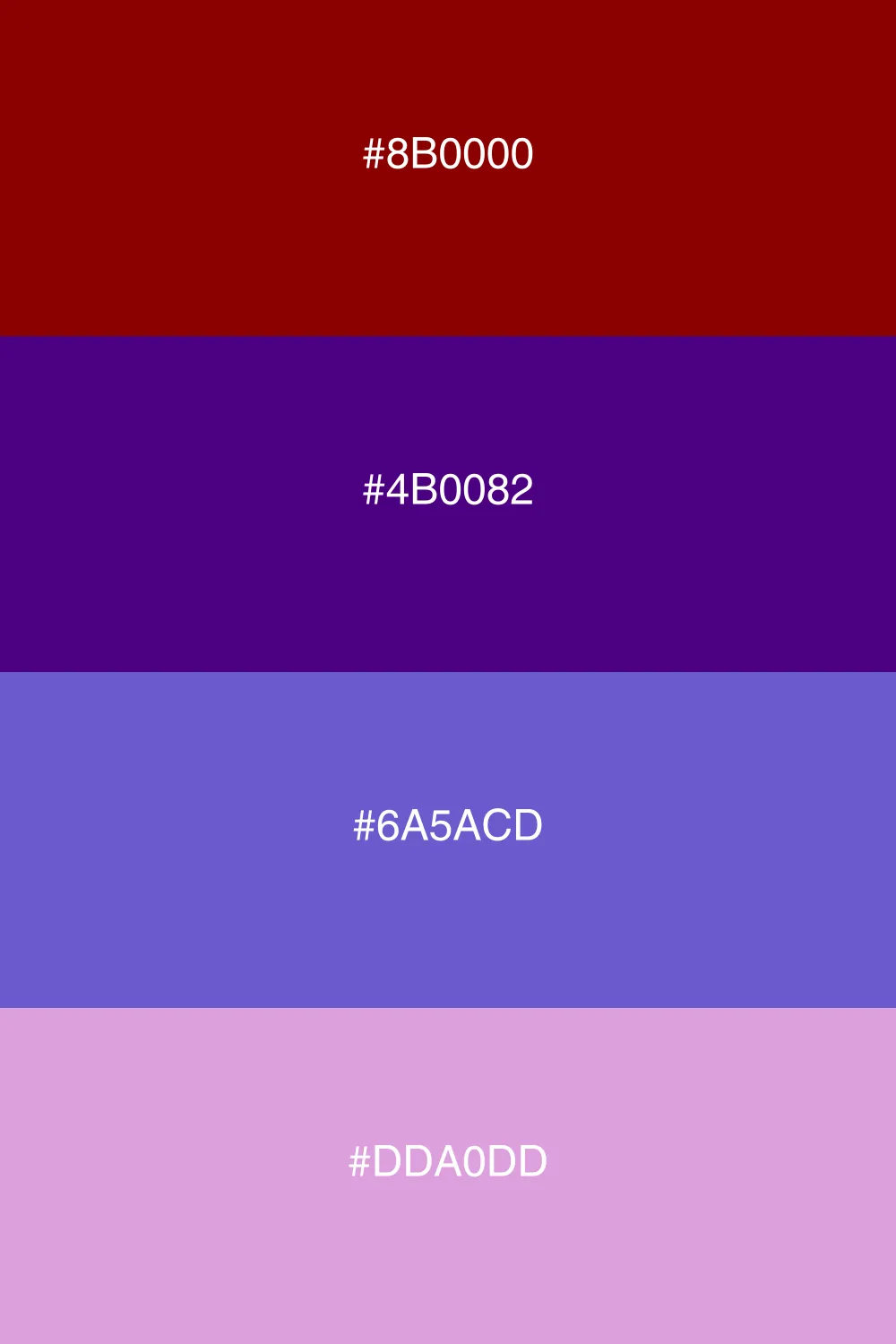 A luxurious palette with deep, royal hues.