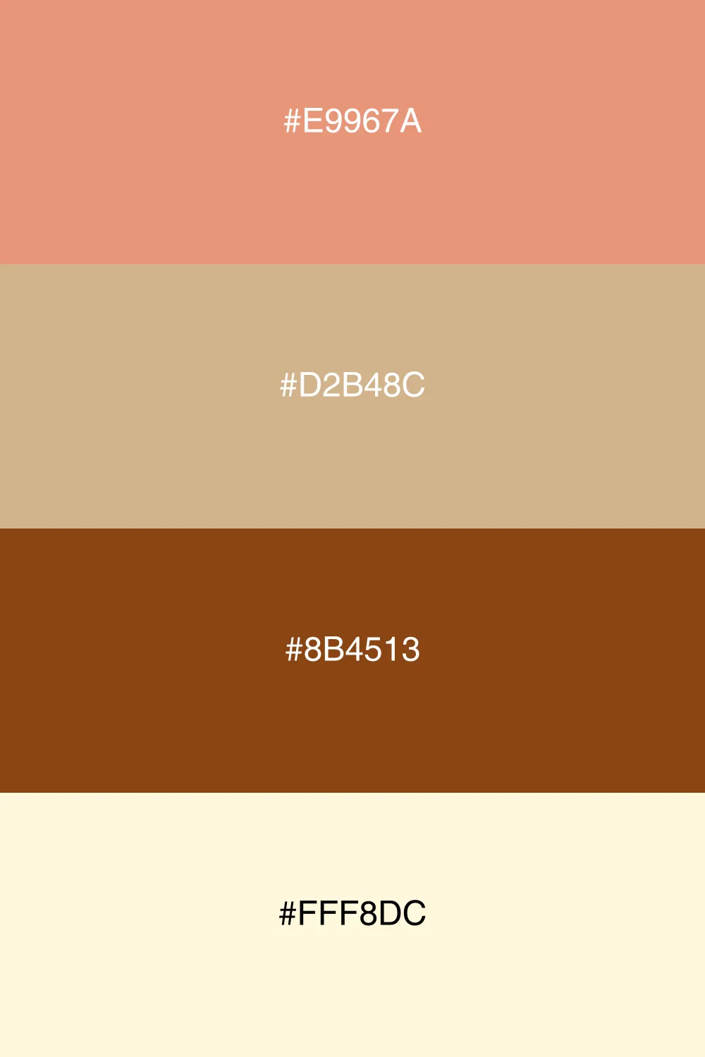 A soft vintage palette with earthy tones and warmth.