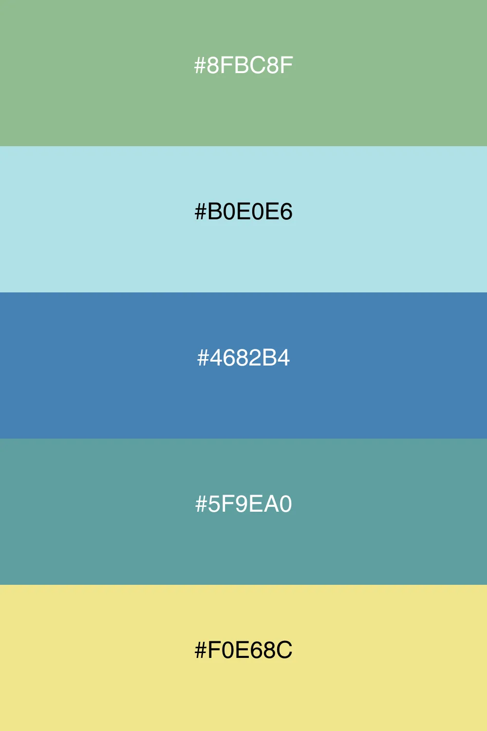 A relaxing palette inspired by coastal retreats.