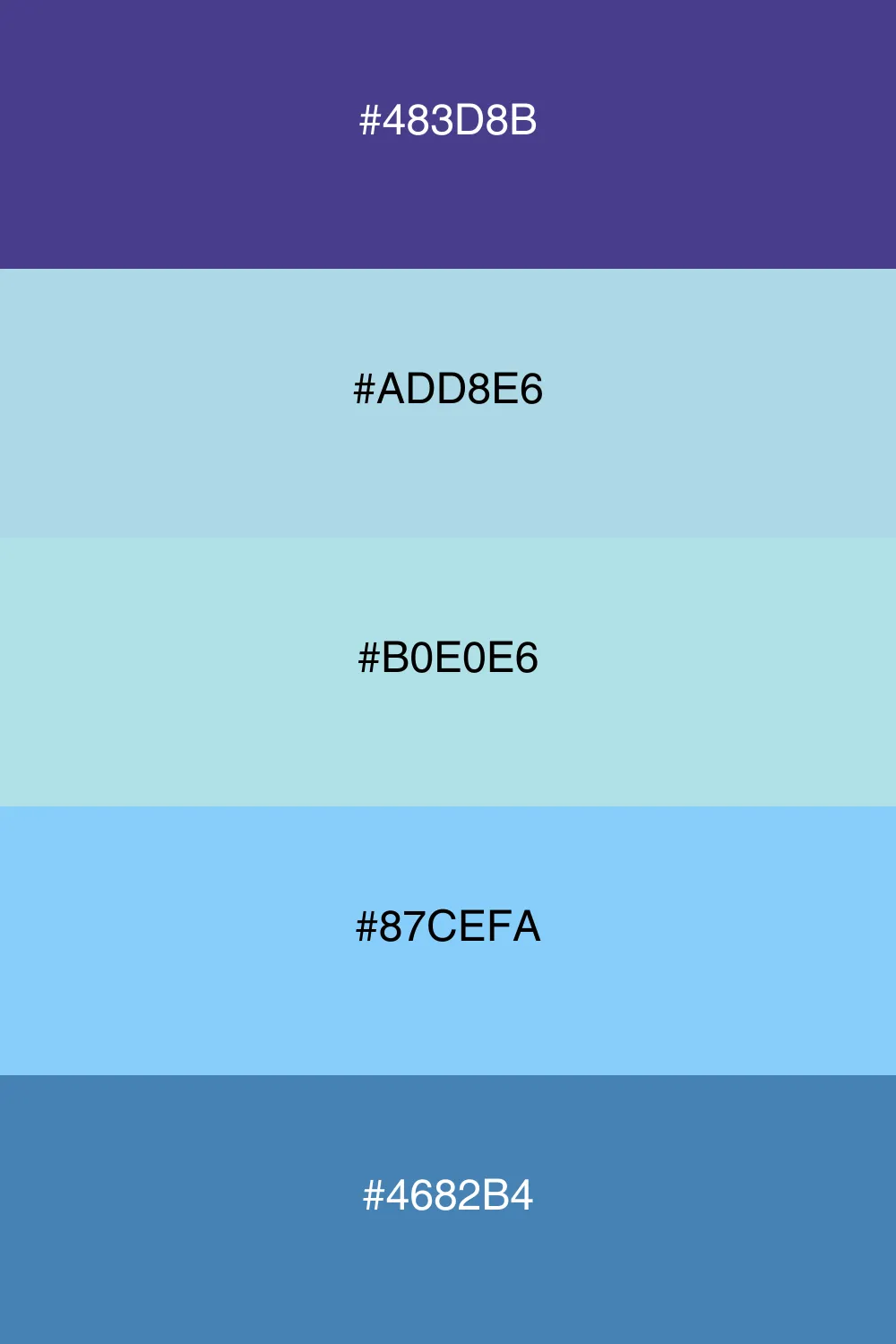 A refreshing cool palette reminiscent of ocean waves.