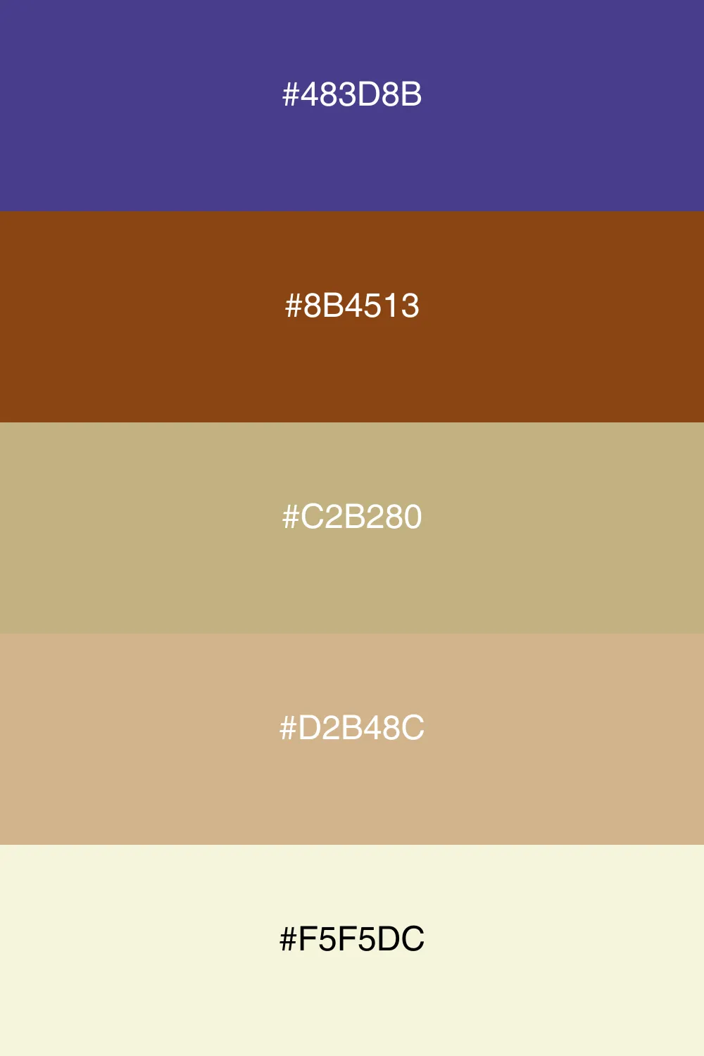 A natural earthy palette inspired by organic tones.