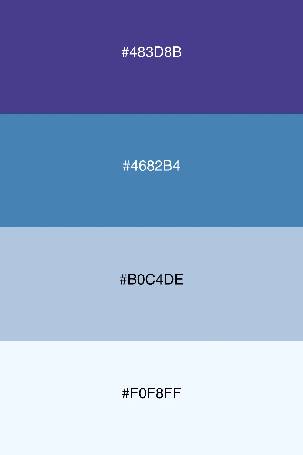 Cool colors that evoke the serene beauty of winter.