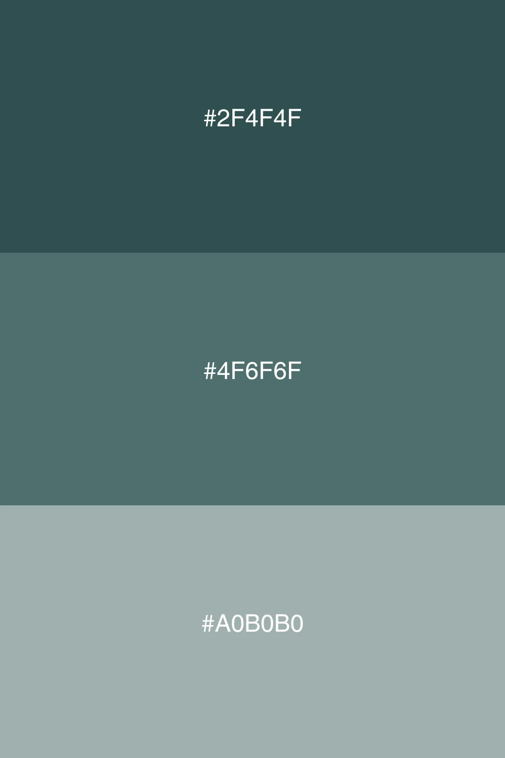 Light to dark variations.