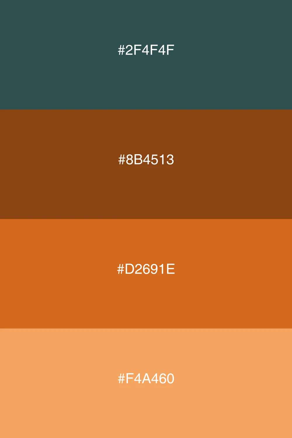 A natural earthy palette with warm, rustic tones.