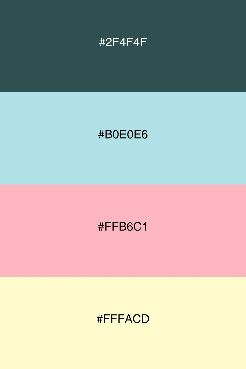A soft pastel palette that feels light and gentle.