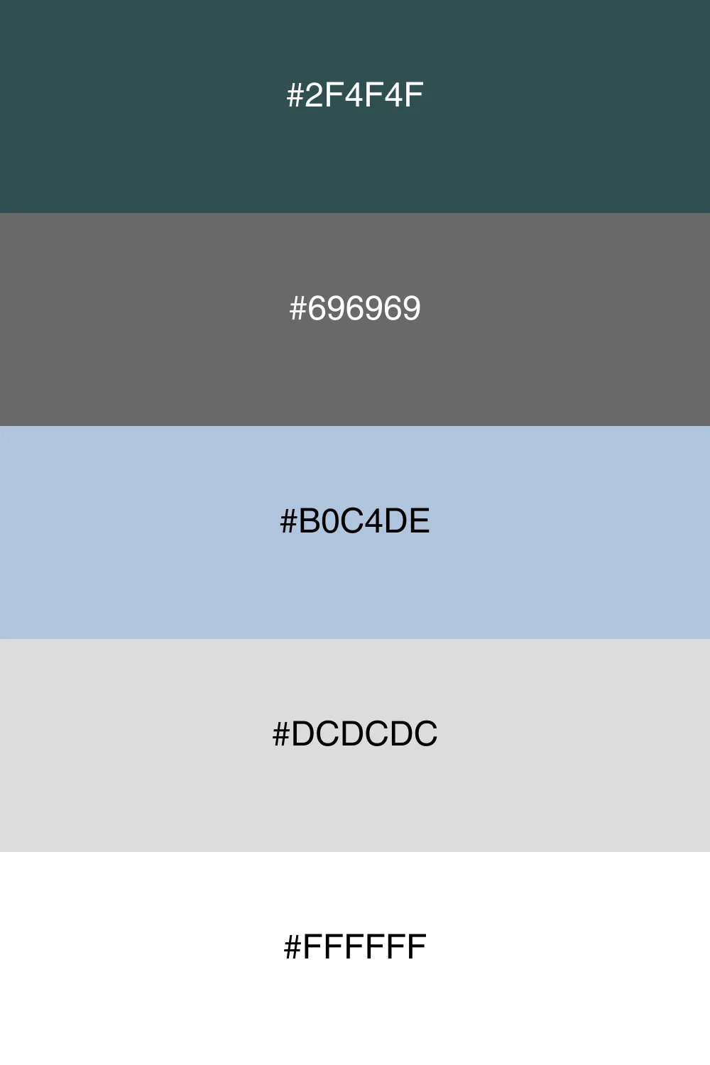 A modern palette inspired by urban nightscapes.