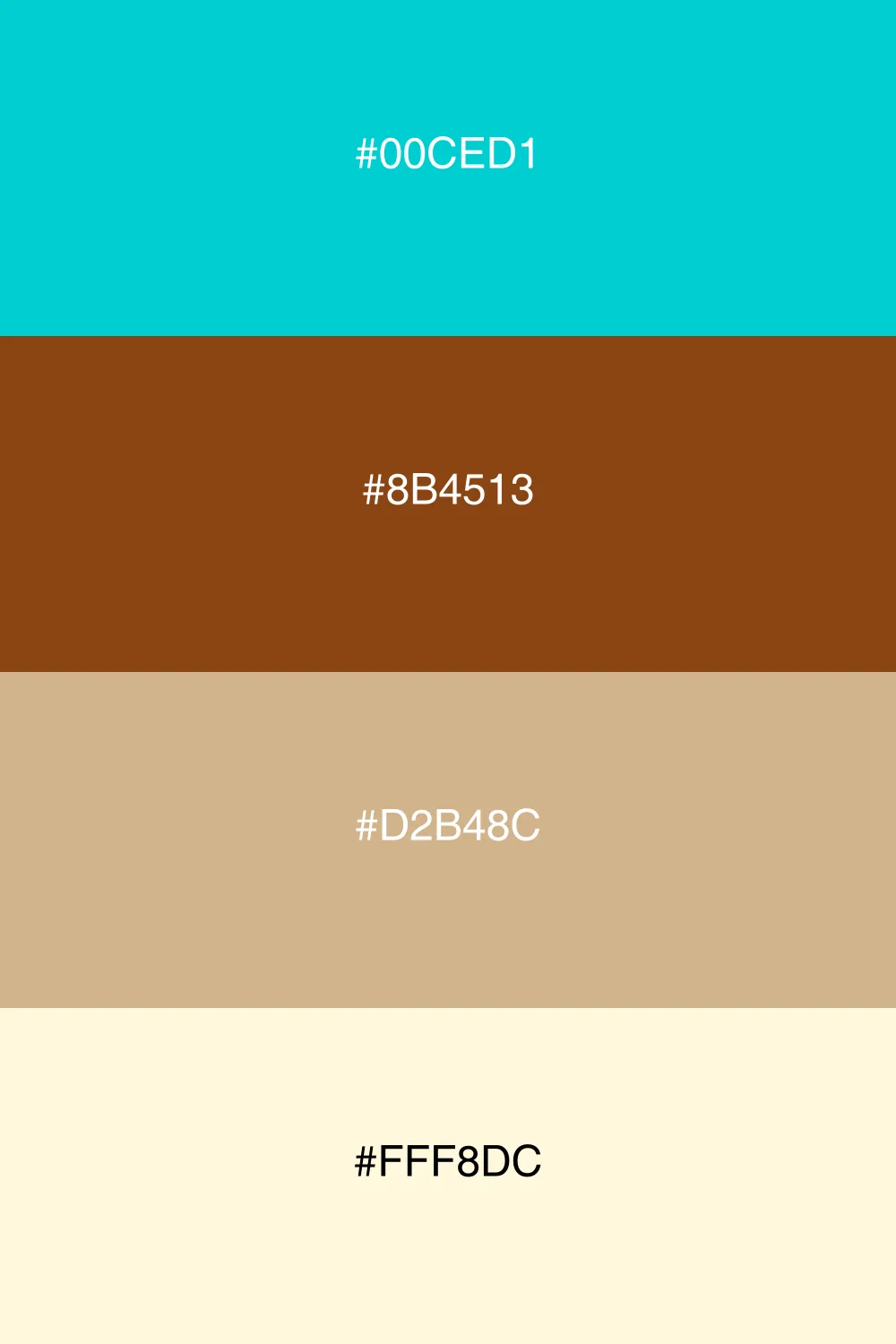 A vintage-inspired palette with warm earthy tones.