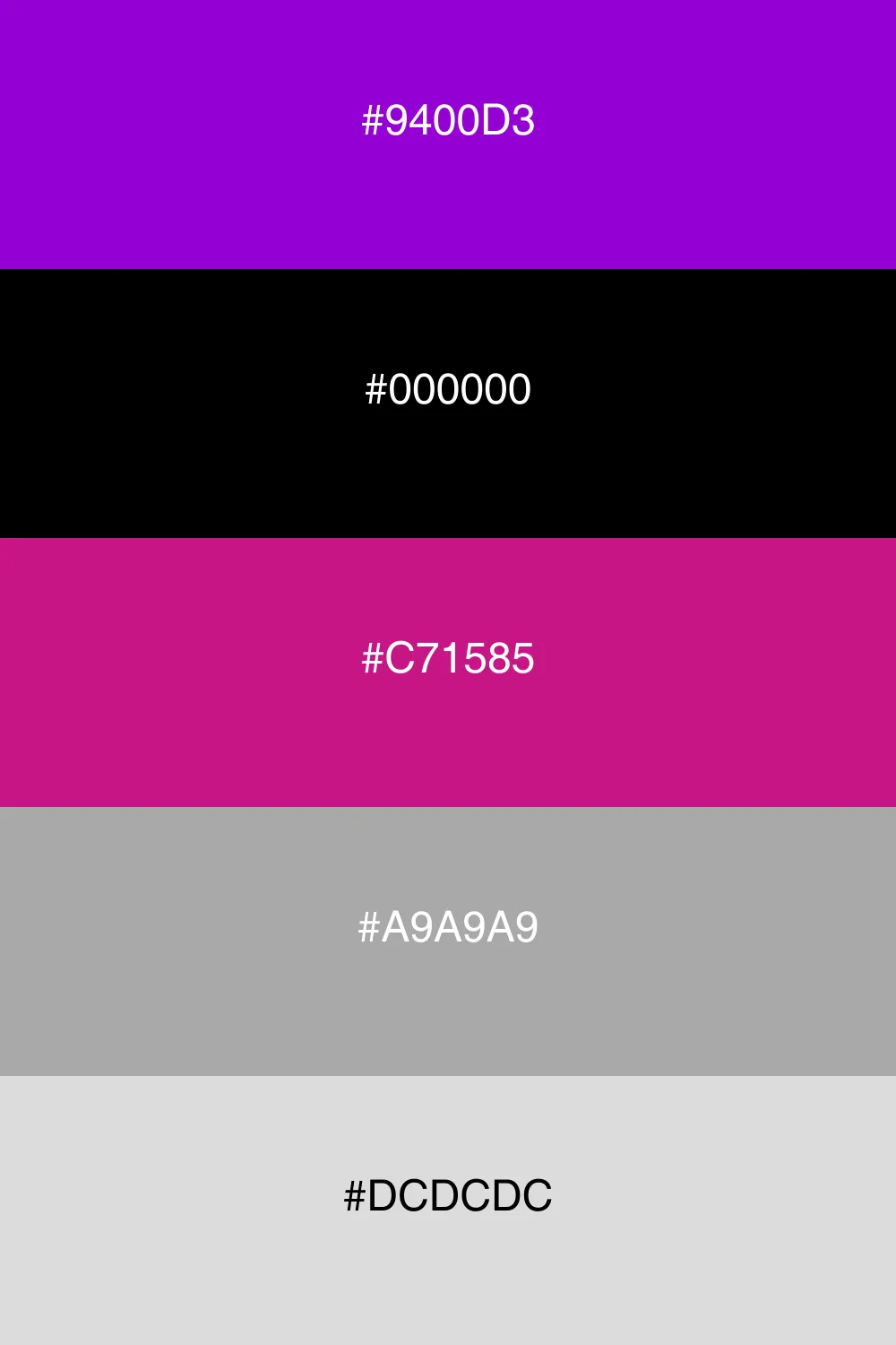A dark and romantic palette with gothic undertones.