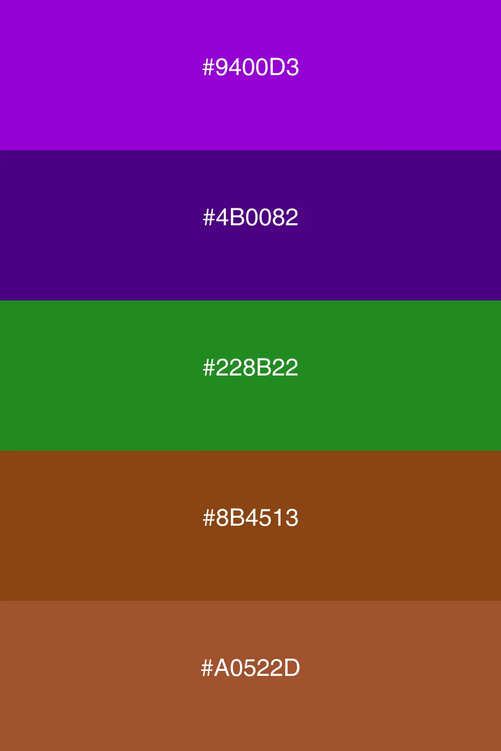 A rich palette inspired by a mystical forest.