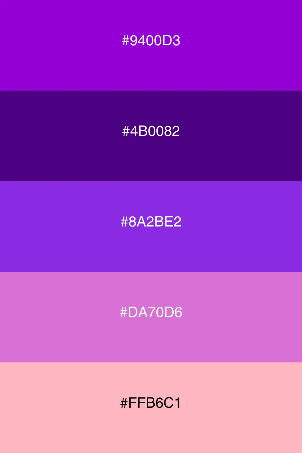 A dreamy palette evoking a mystical night sky.