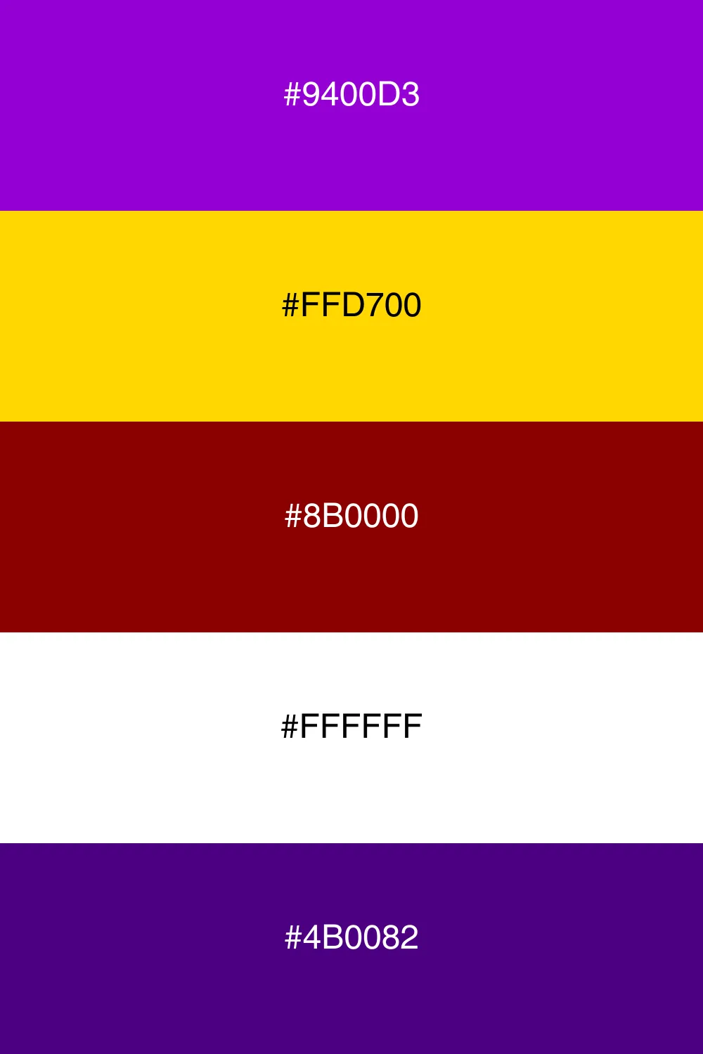 A rich and bold palette with a regal fantasy theme.
