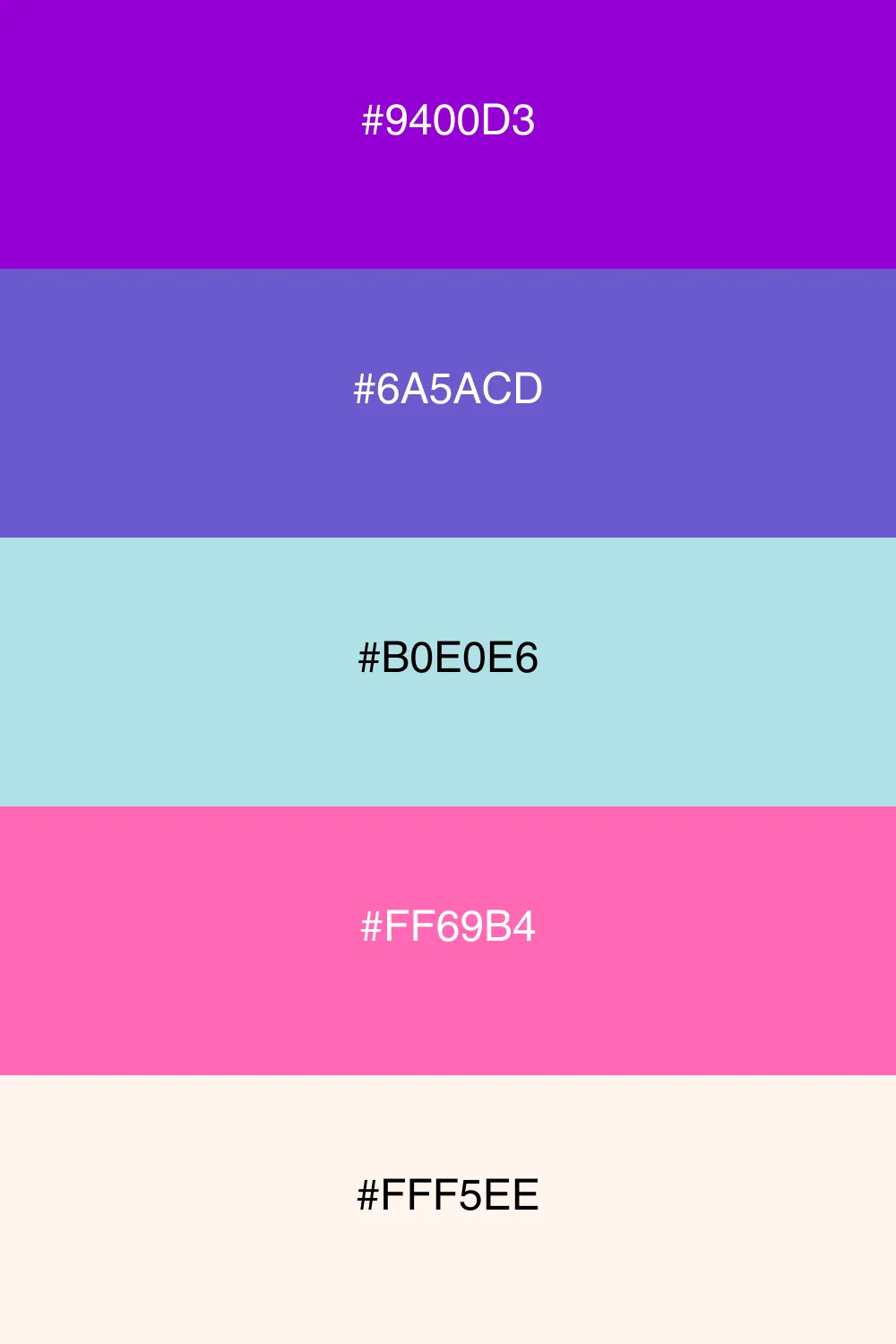 A tranquil palette inspired by the hues of twilight.