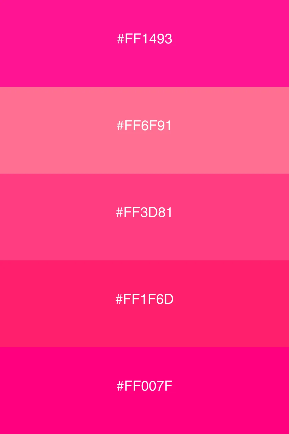 A bold neon palette that radiates energy and fun.