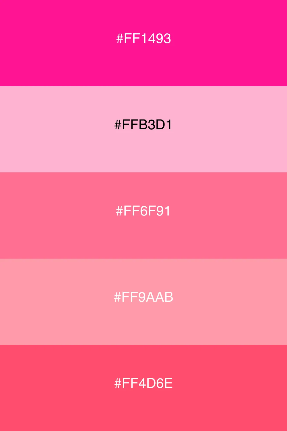 A soft and playful pastel palette with a feminine touch.