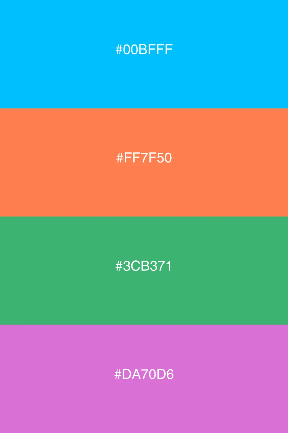 Rich and diverse color combinations.