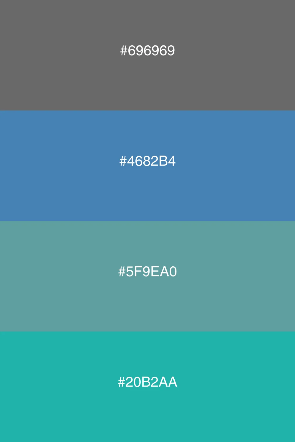 A cool-toned palette that feels refreshing and modern.