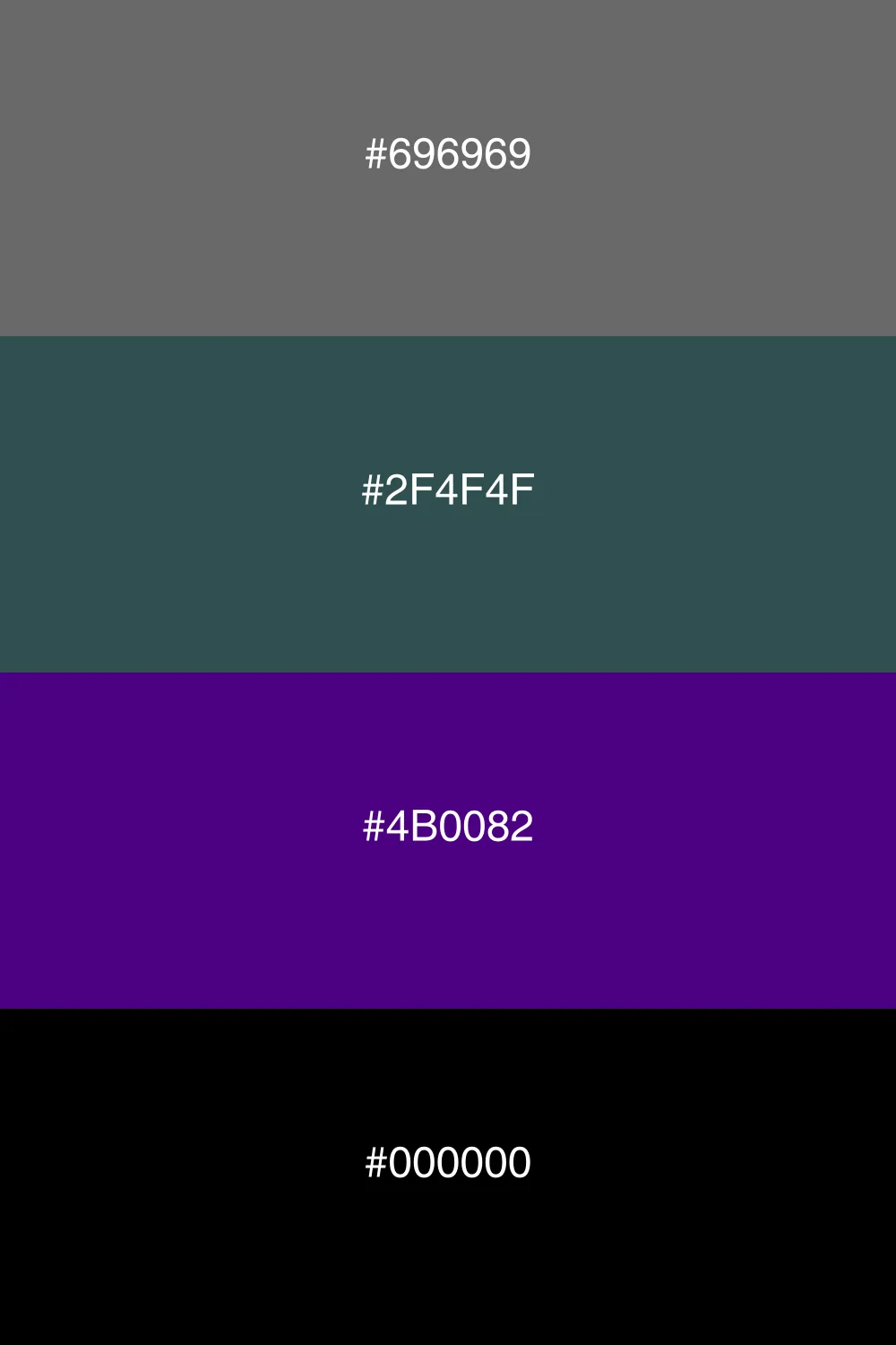 A dark and elegant palette with a touch of mystery.