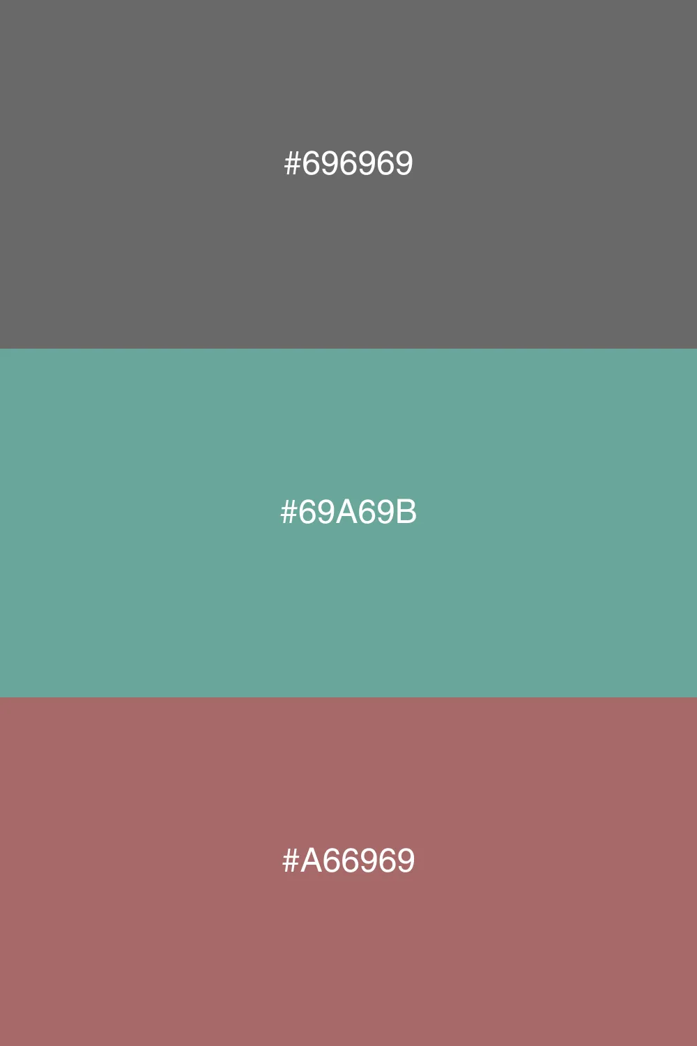 Gray with teal and red for dynamic contrast.