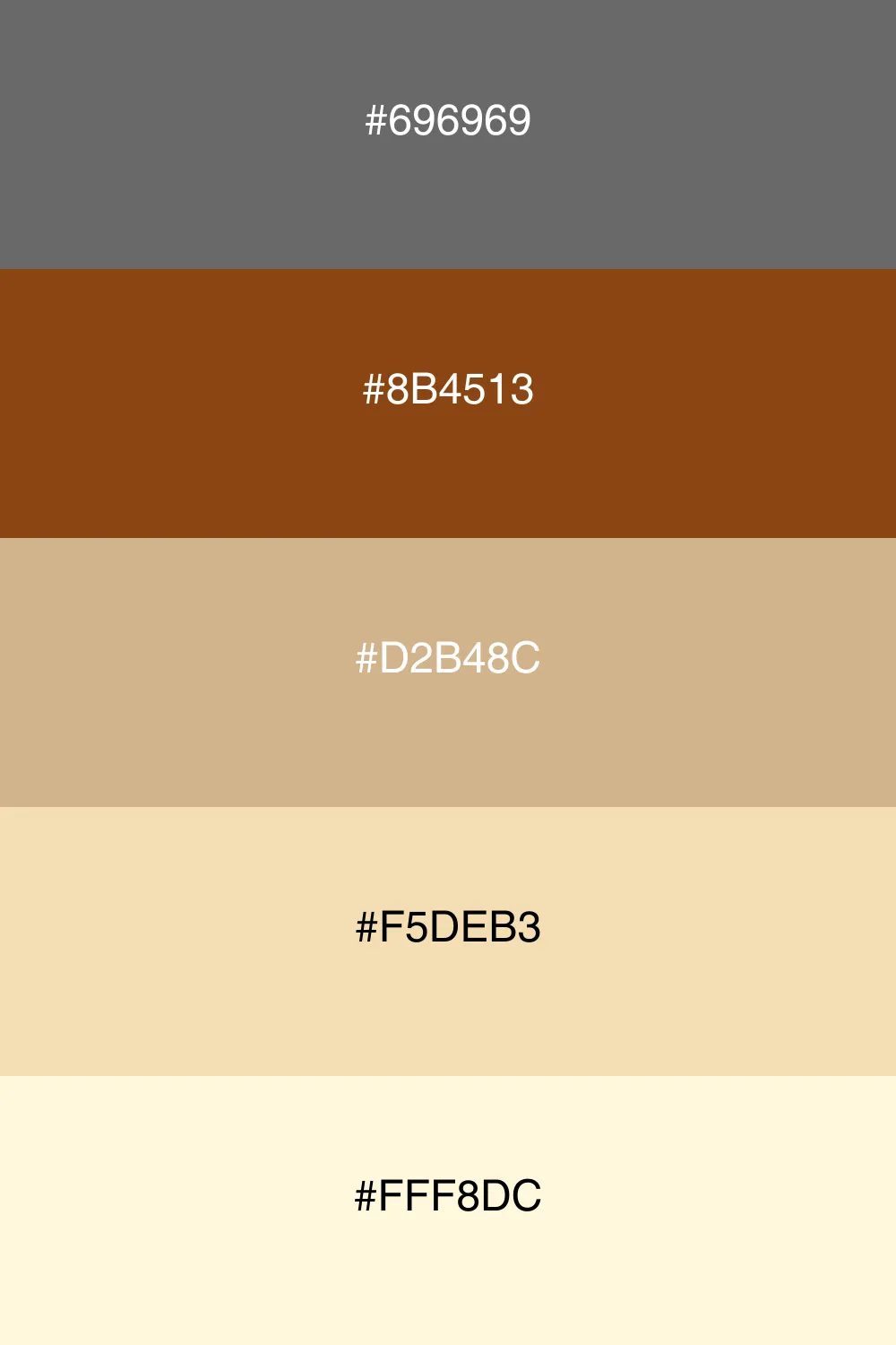 A vintage-inspired palette with warm earthy tones.