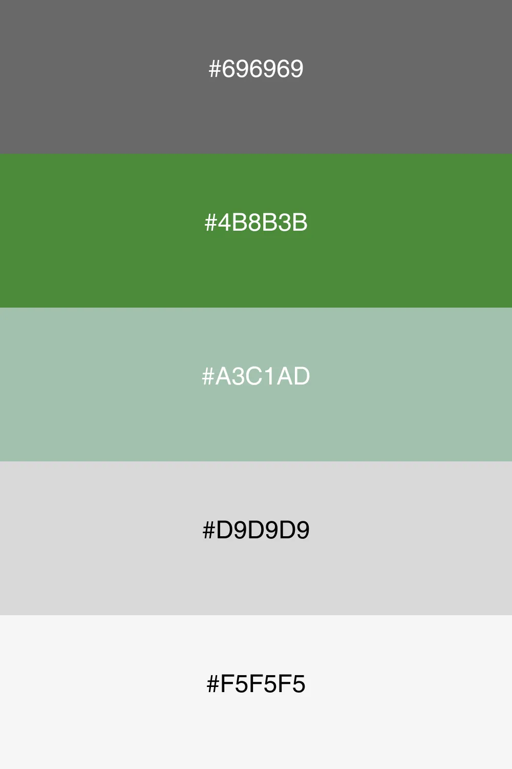 A serene palette inspired by natural elements.