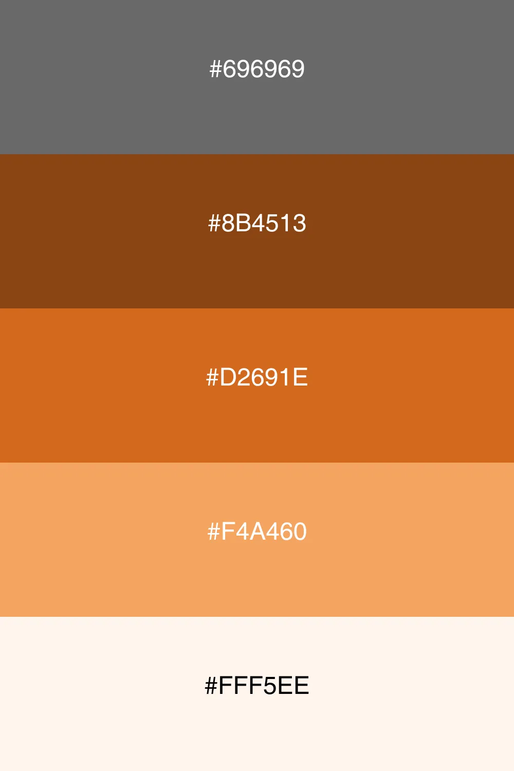 Warm earthy tones for a cozy rustic feel.