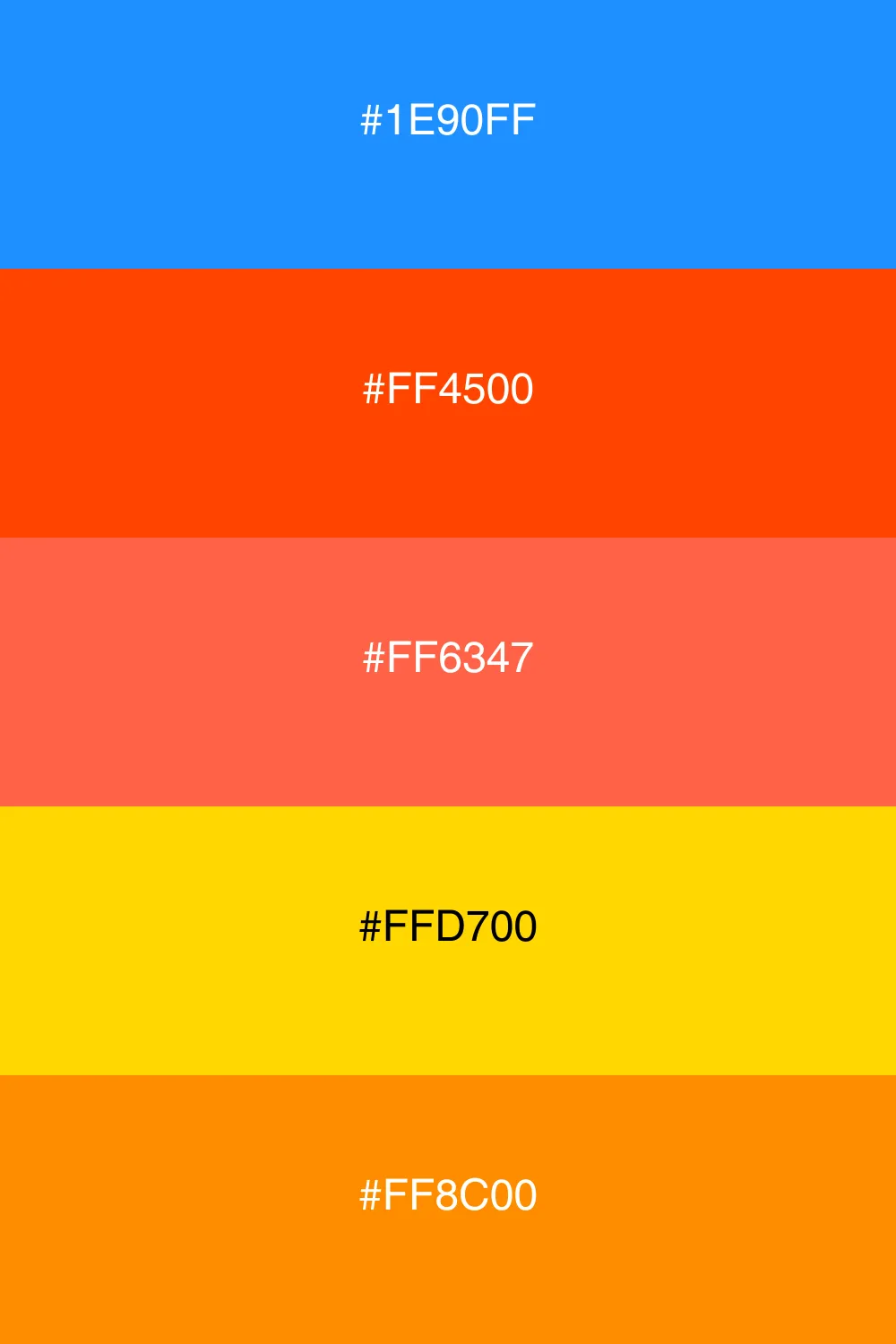 A dramatic palette inspired by fiery sunsets.