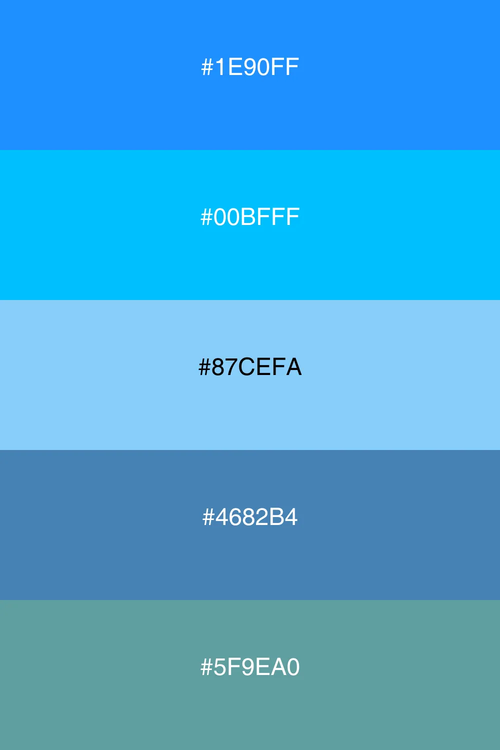A refreshing palette inspired by ocean waves.