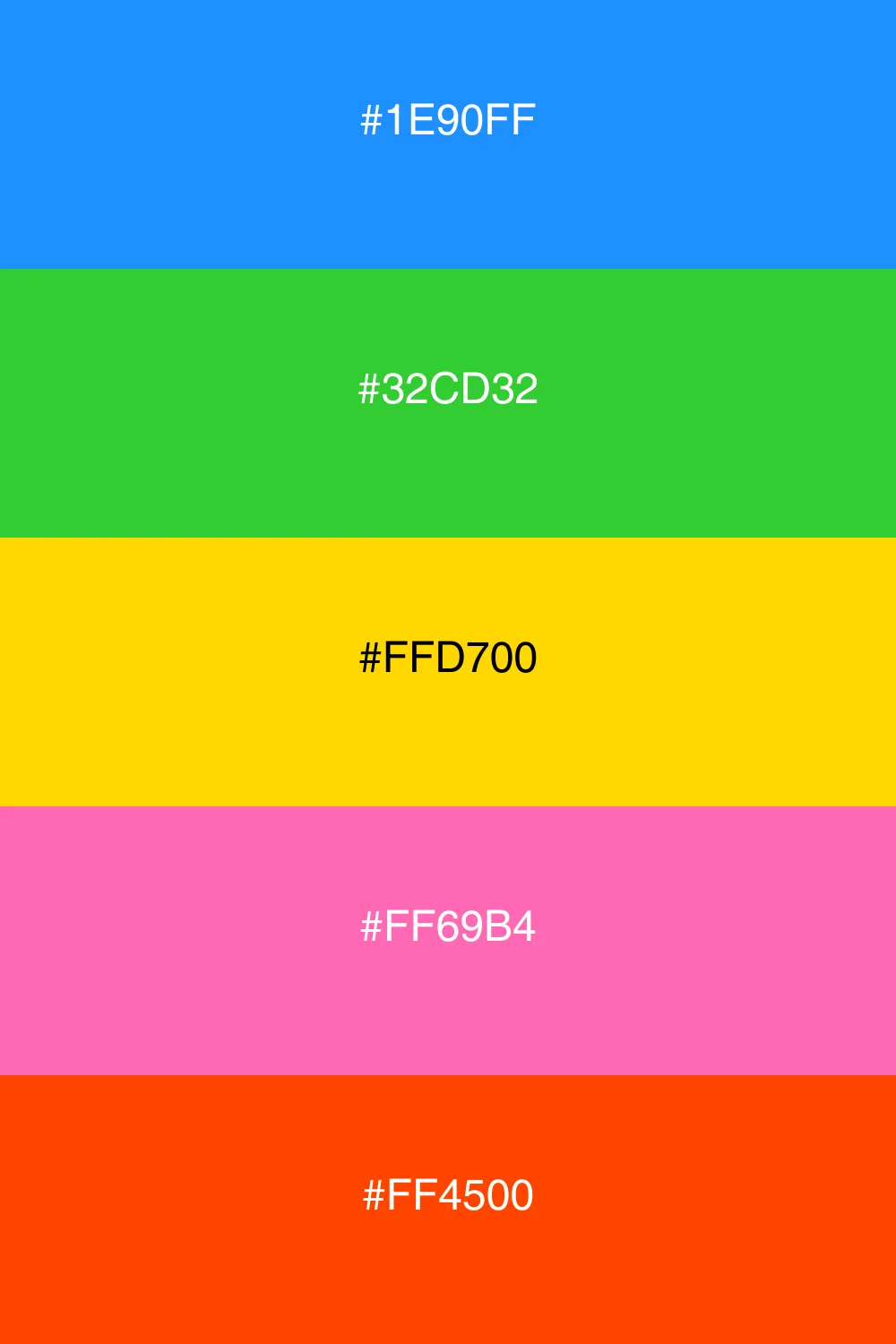 A lively palette inspired by tropical landscapes.