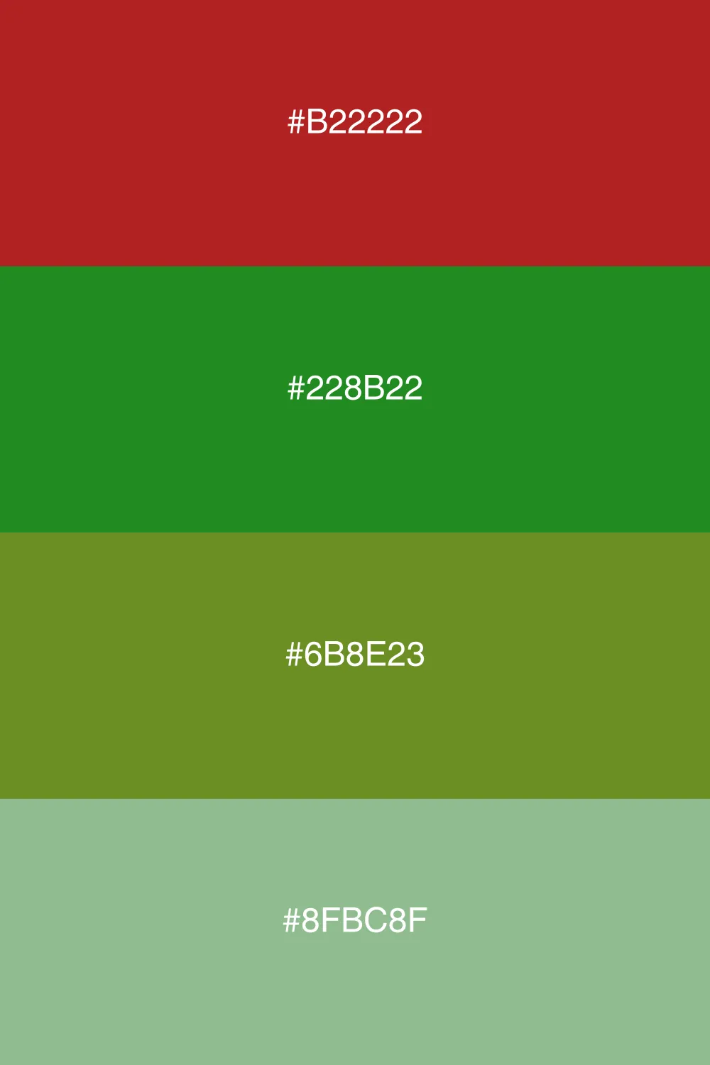 A harmonious blend of fire and forest colors.