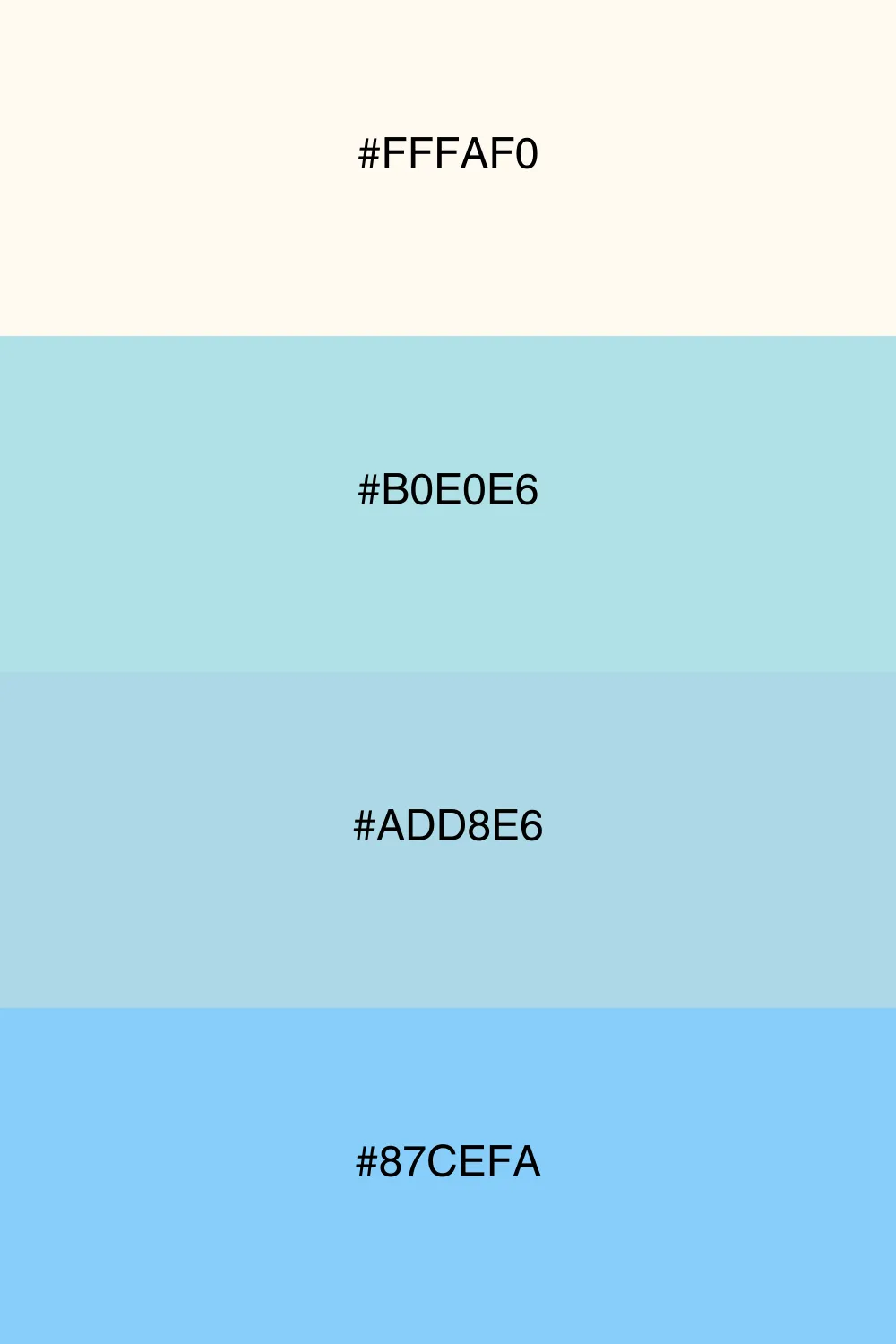 A refreshing cool palette inspired by a gentle breeze.