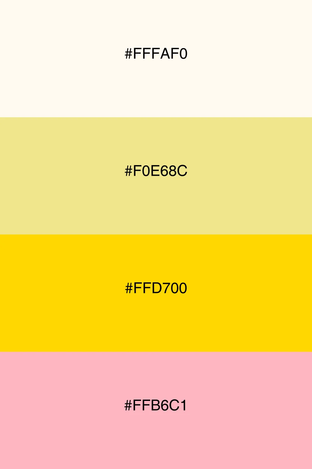 A soft and cheerful palette with warm pastel tones.