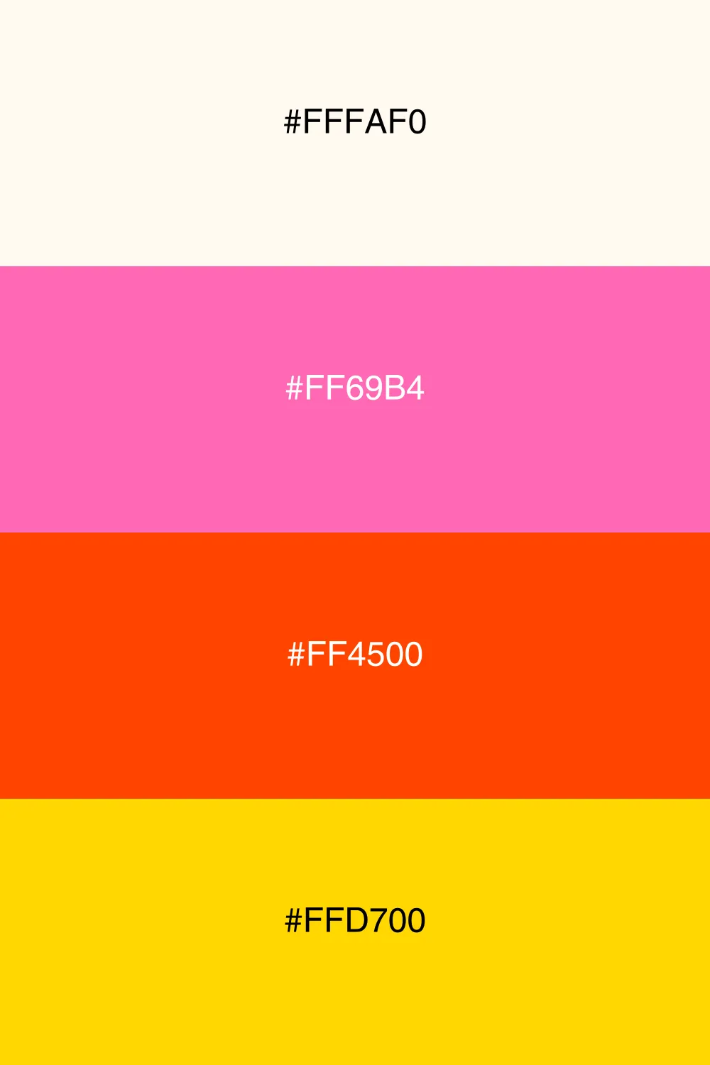 A bold retro palette with playful and chic vibes.
