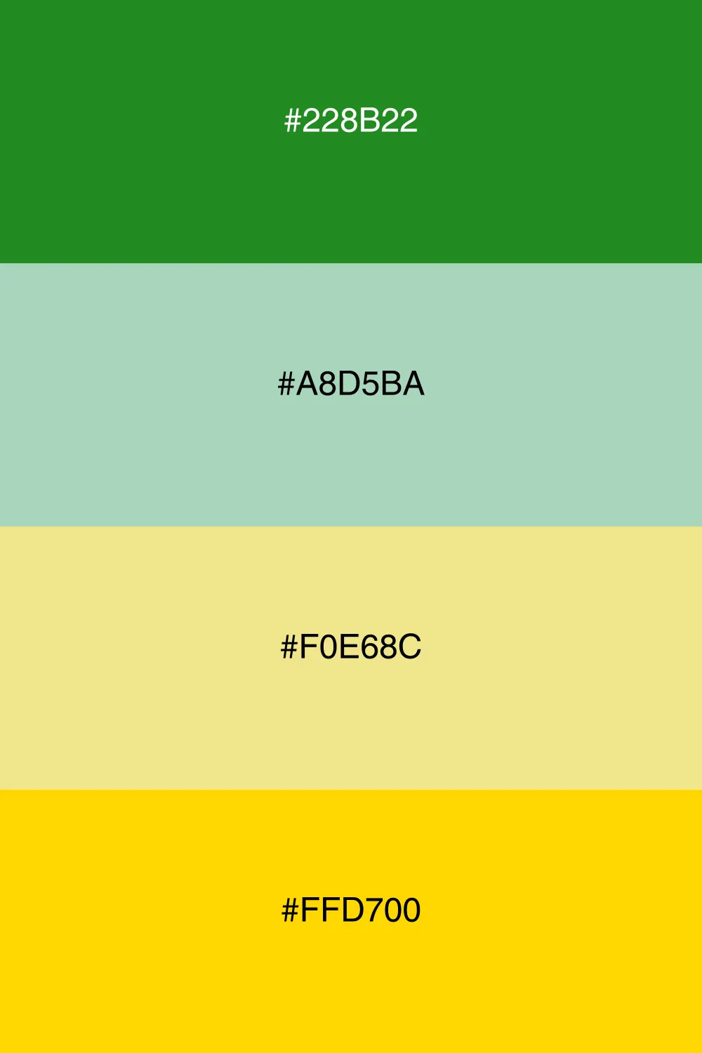 A soft pastel palette inspired by lush forests.