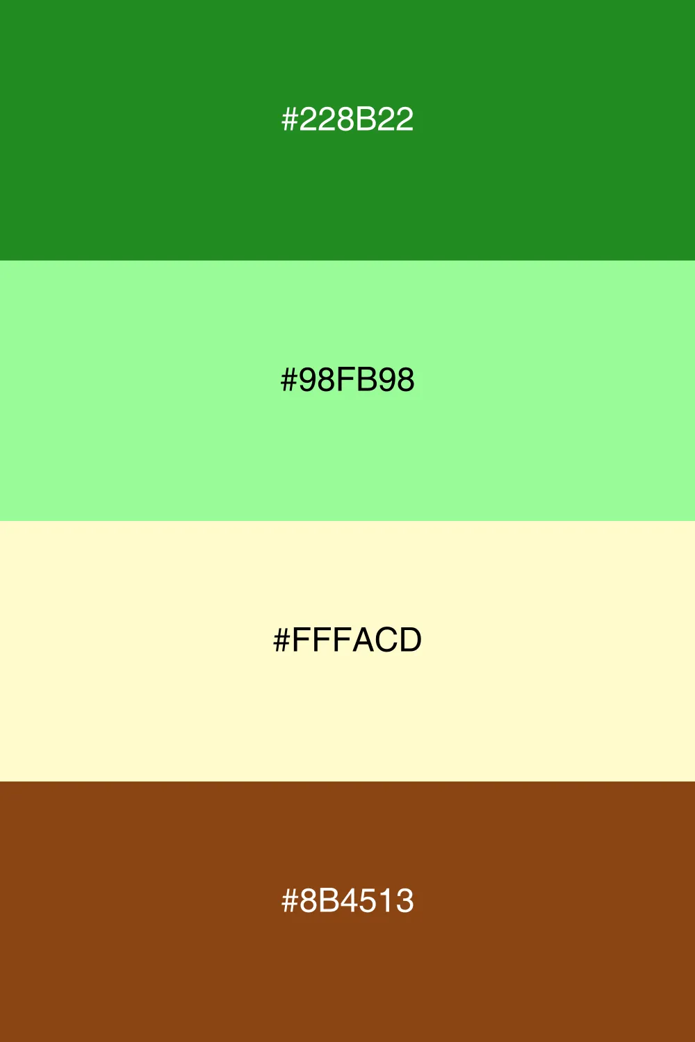A dreamy palette inspired by lush green fields.