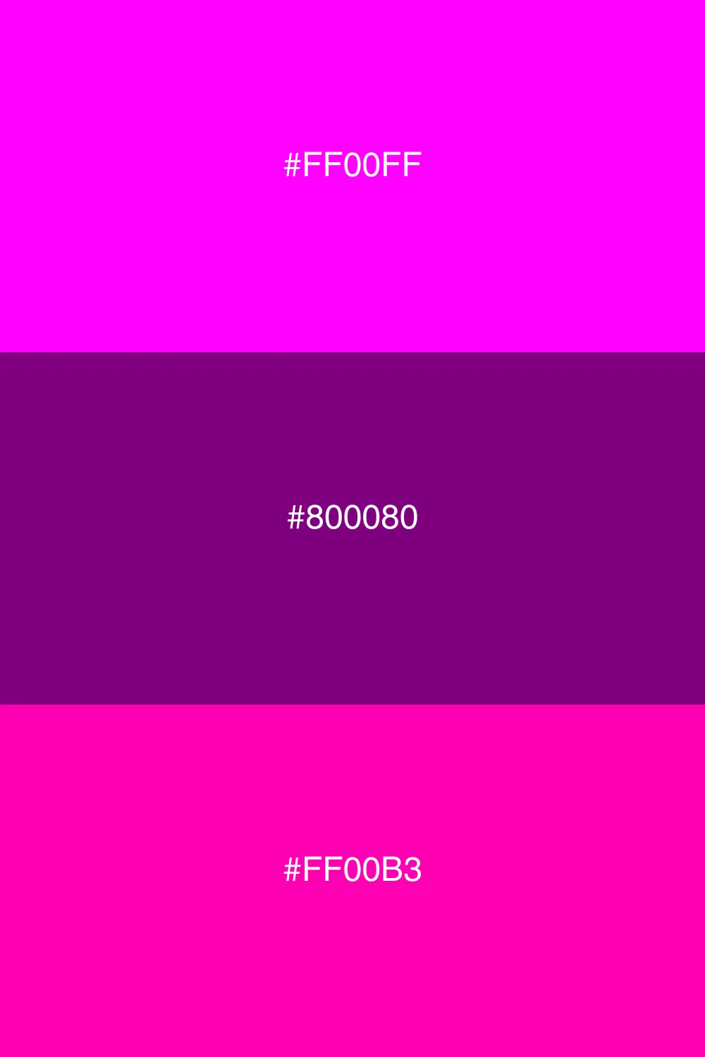 Harmonious blend of similar hues.