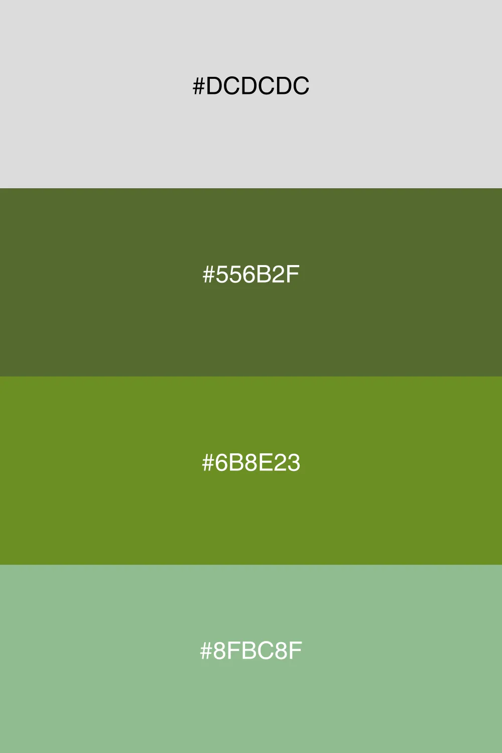A fresh palette inspired by lush forest greens.
