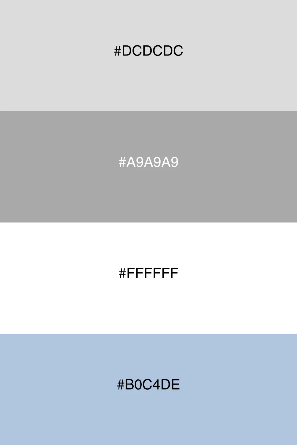 A serene palette with soft, calming tones.