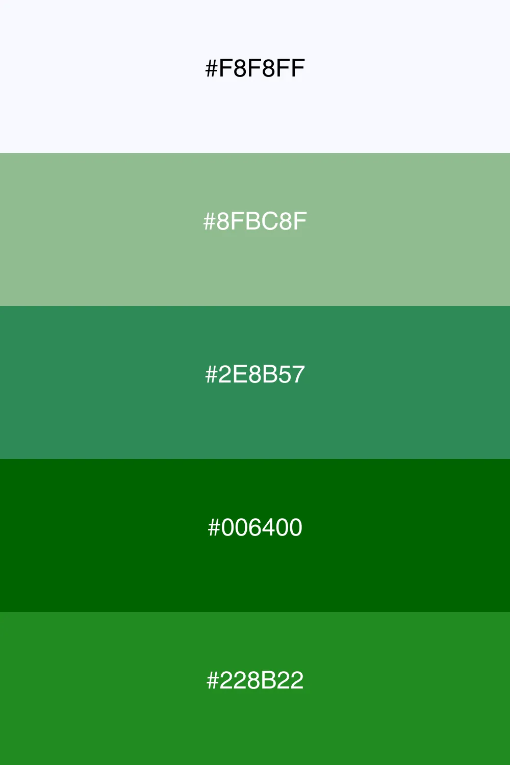 A refreshing earthy palette inspired by ghostly forests.