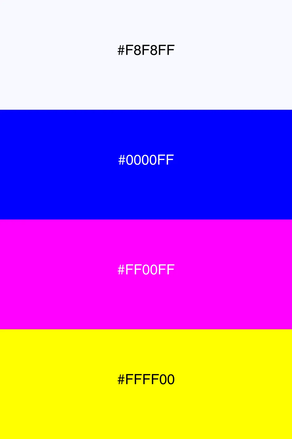 Vibrant and playful, great for dynamic designs.