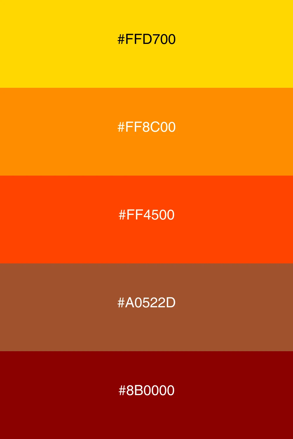 An inviting palette inspired by autumn leaves.