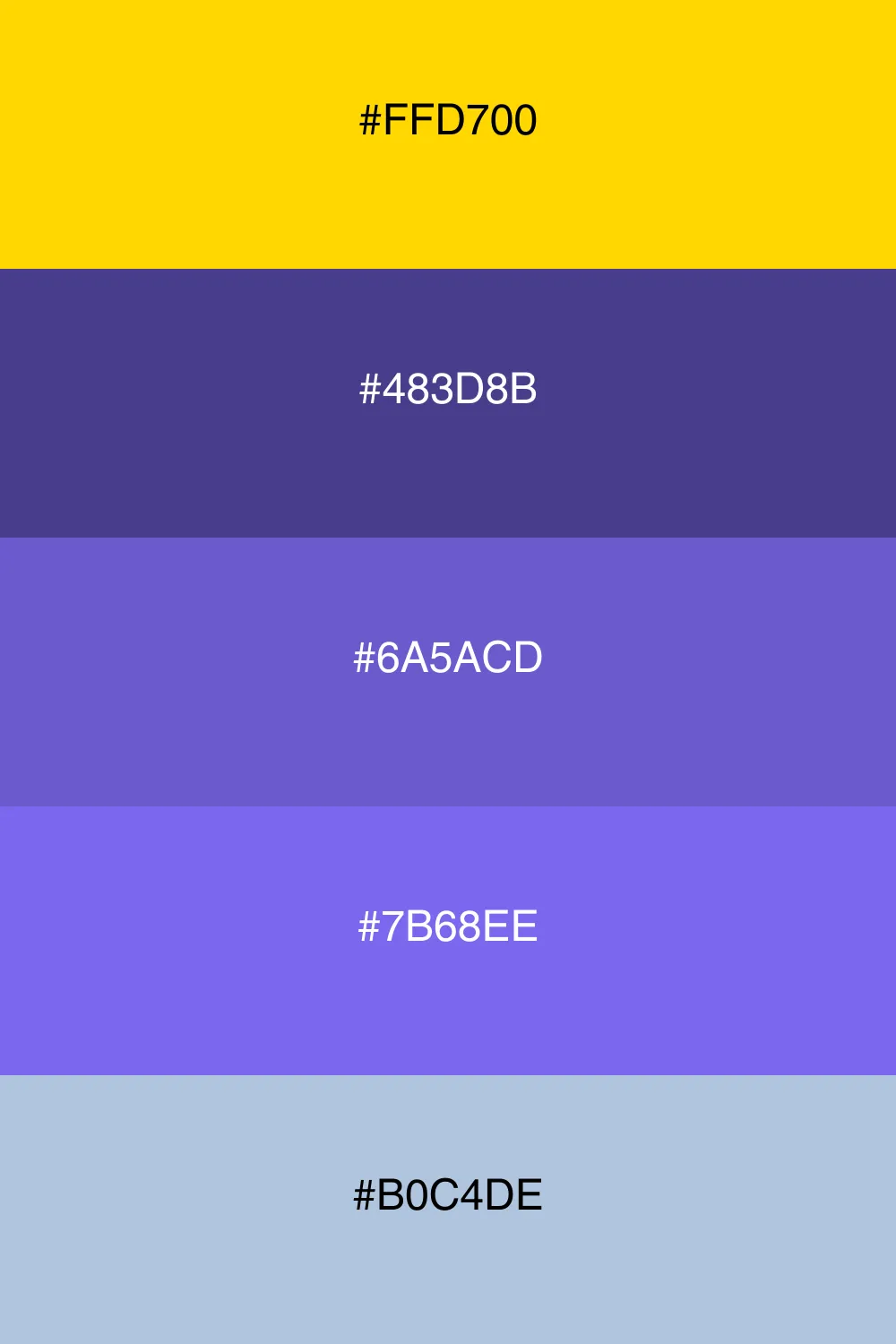 A serene palette inspired by twilight skies.