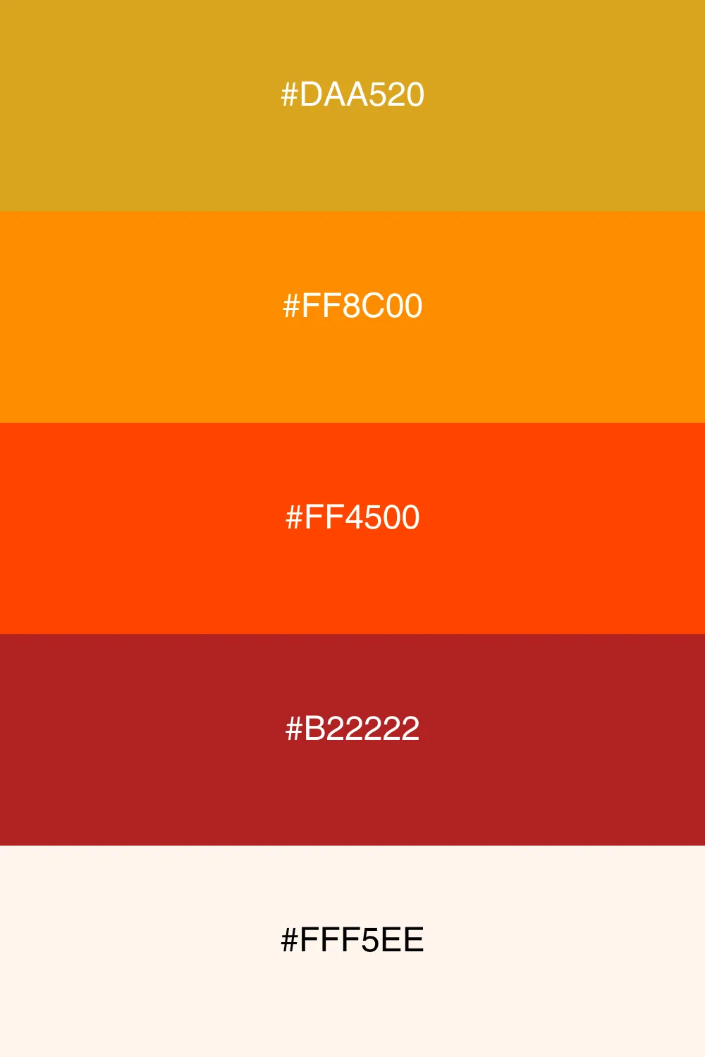 Bold autumn colors radiating warmth and energy.