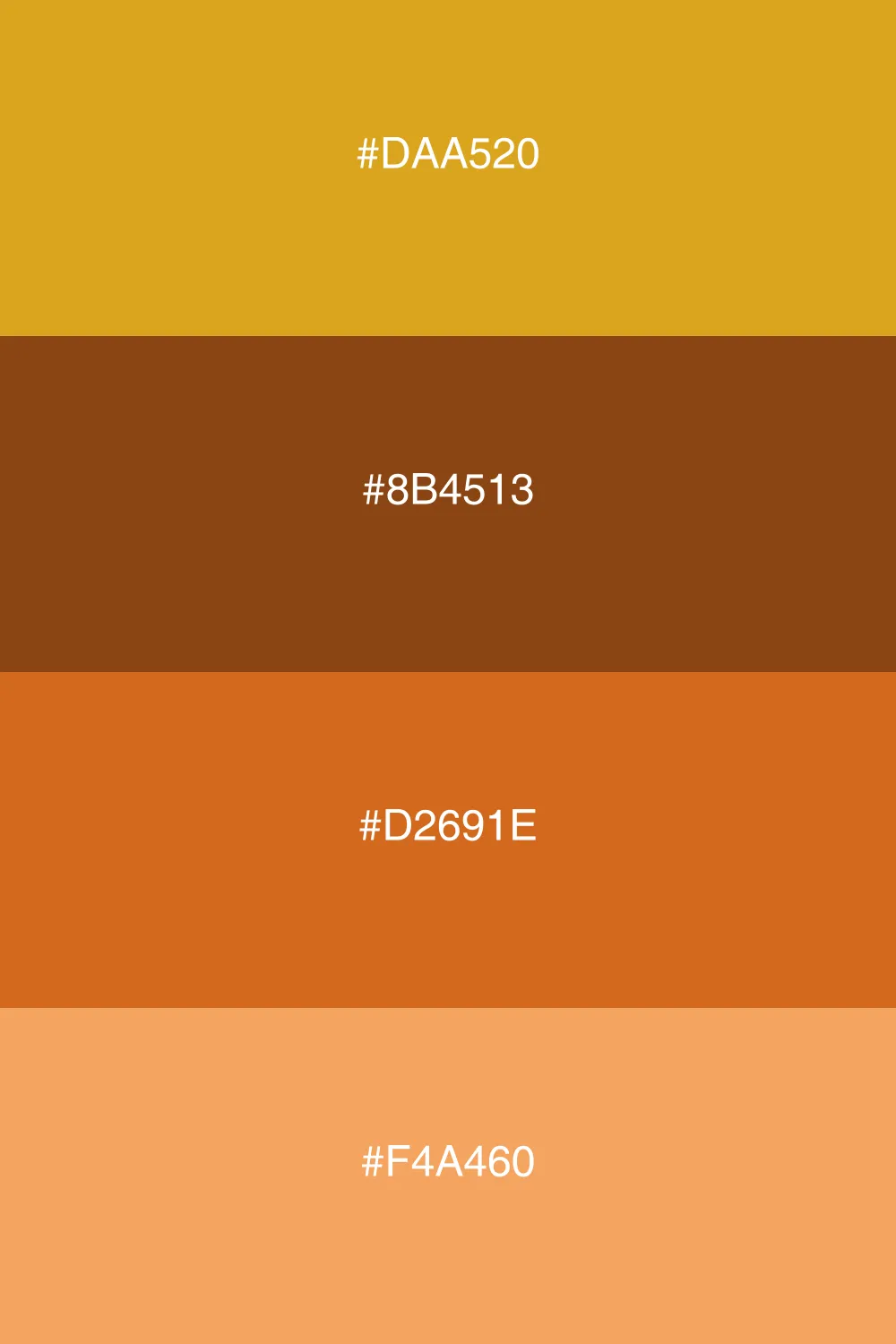 An earthy palette that feels natural and grounded.