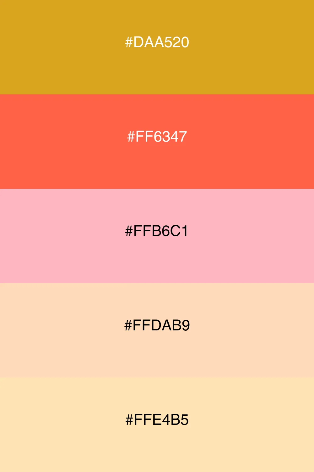 Soft, romantic hues inspired by a golden sunset.