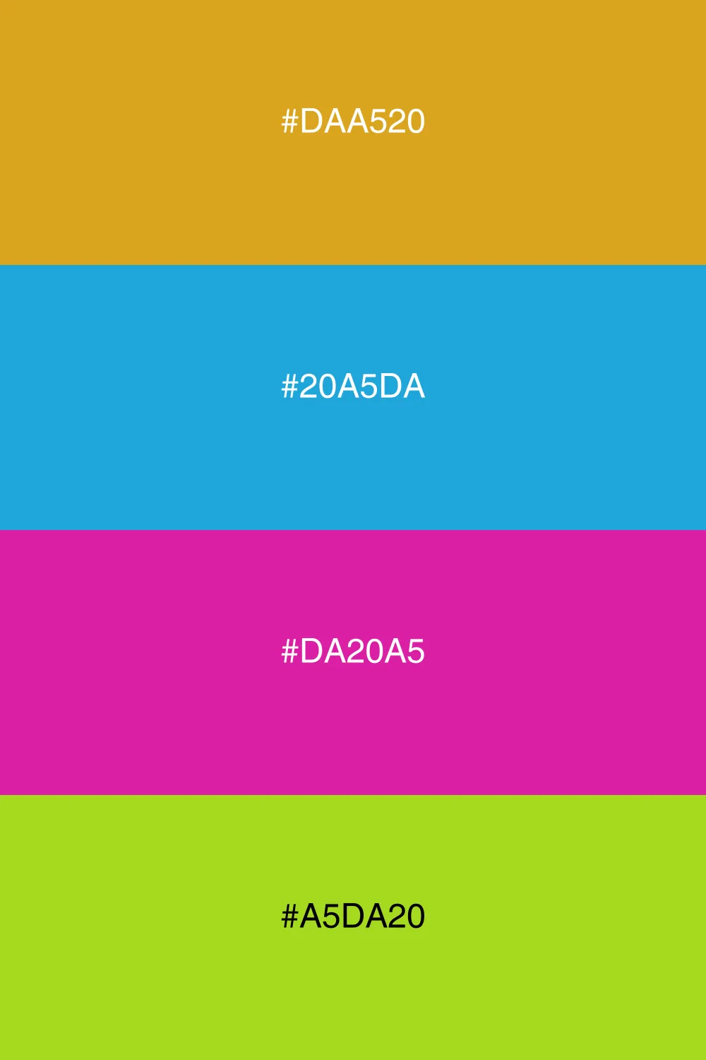Four colors for a rich, diverse palette.