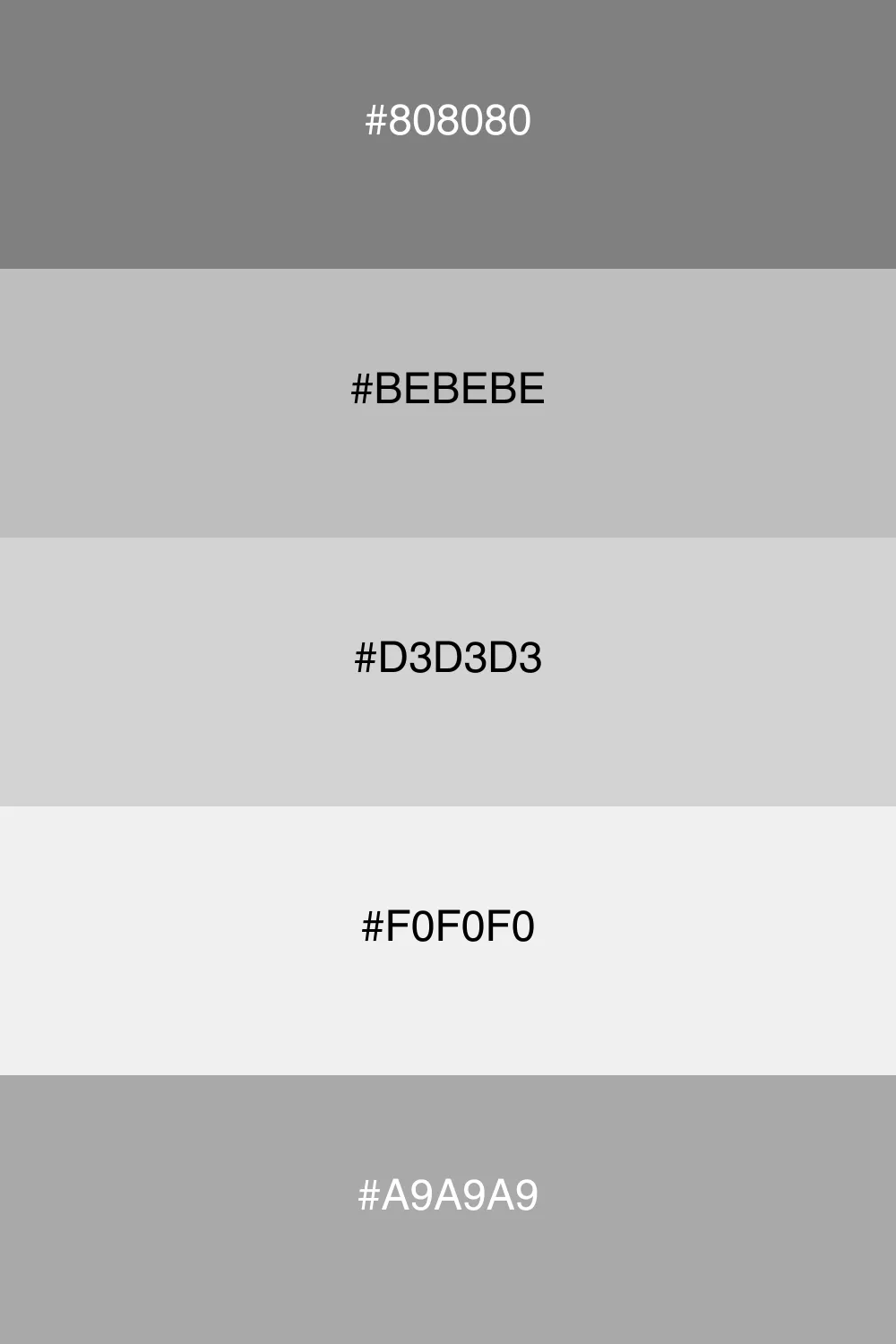 A light and fresh palette with soft ashen hues.
