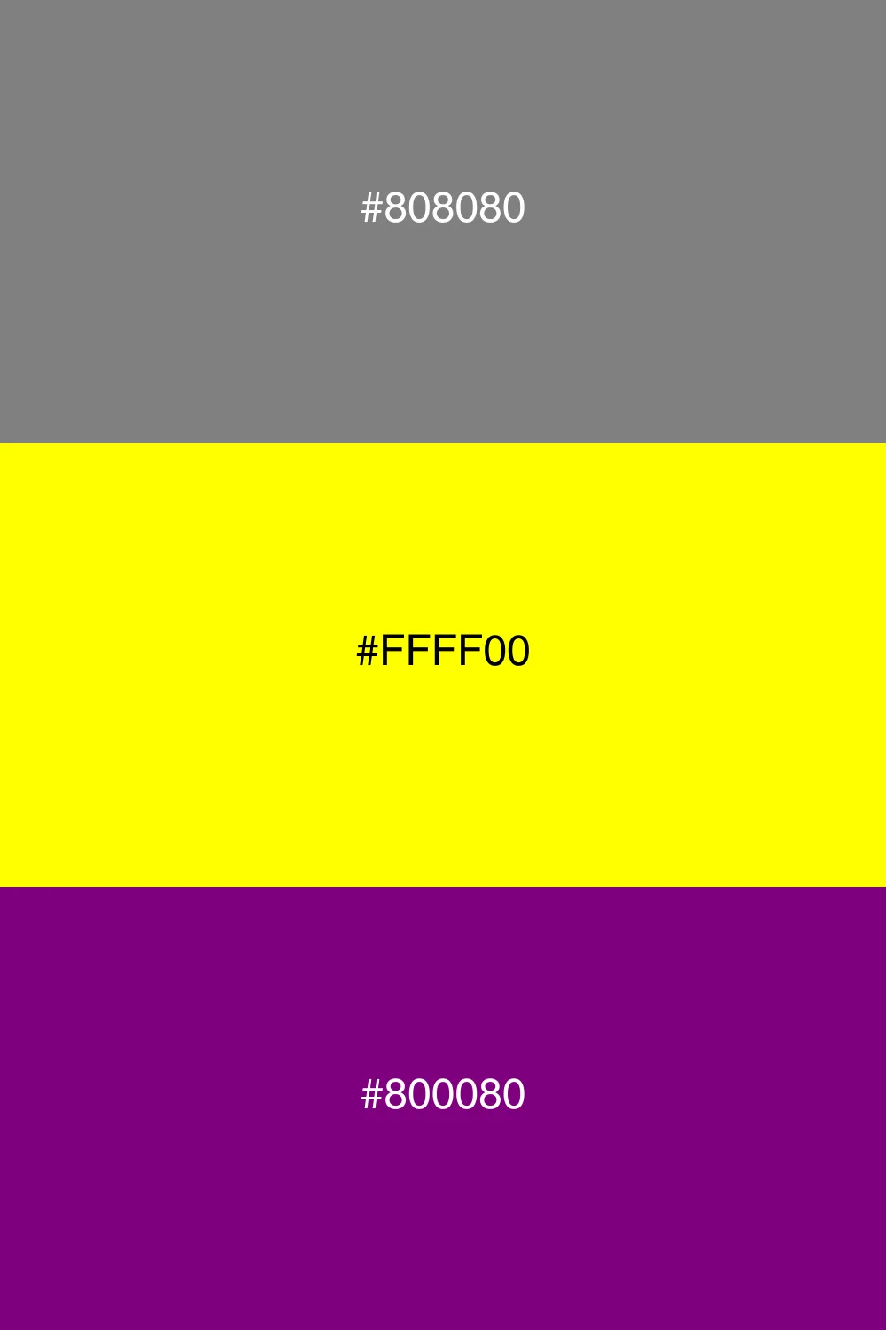 A balanced yet striking color scheme.