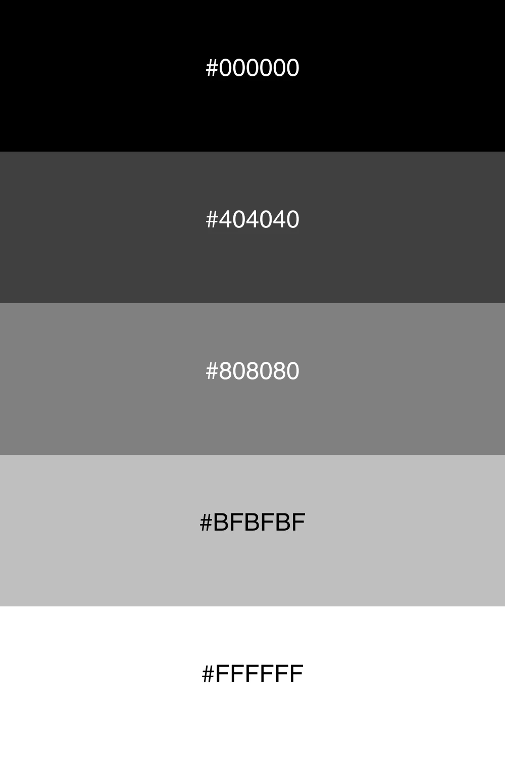 Elegant and timeless grayscale variations.