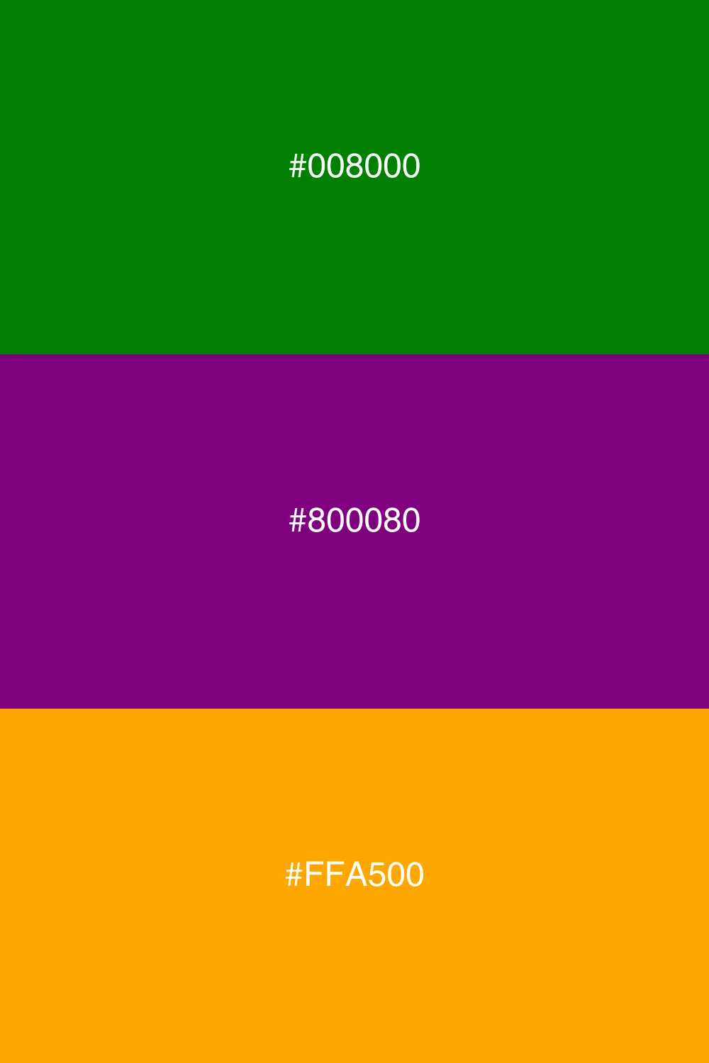 Balanced and vibrant color mix.
