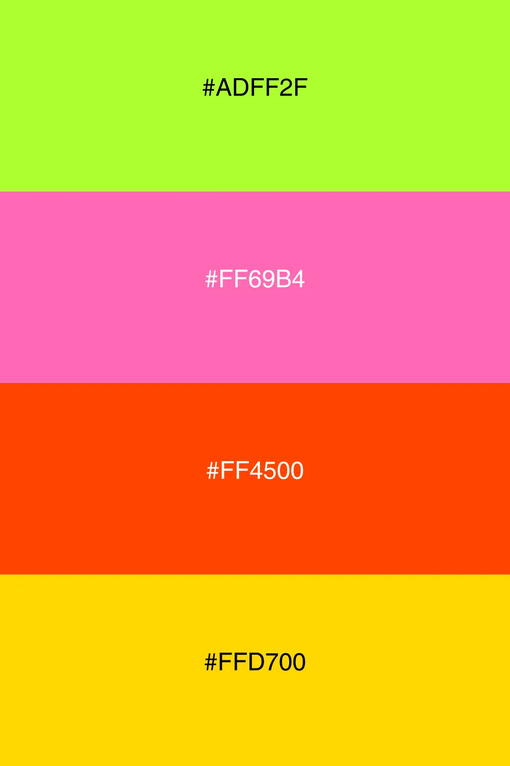 A retro-inspired palette with bold and playful colors.
